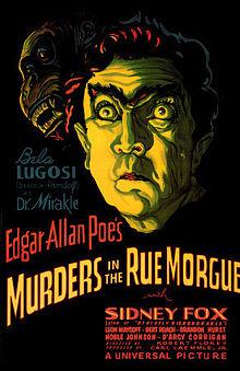 Poe, Morgue utca, Lugosi